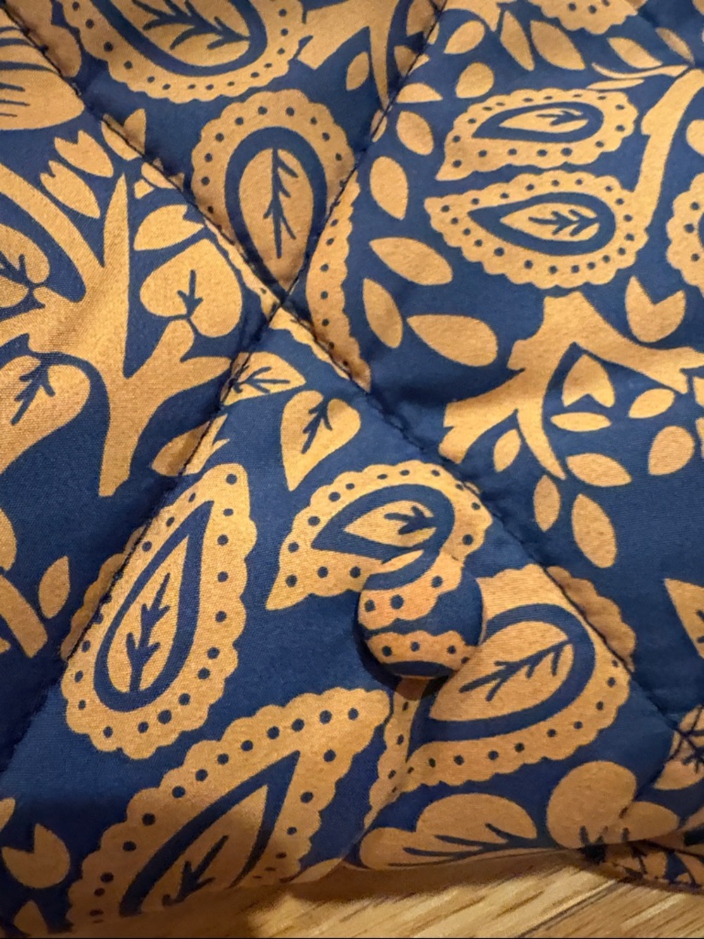 Vera Bradley Baird hipster lotus montage roasted pecan crossbody bag NWT - Picture 9 of 11